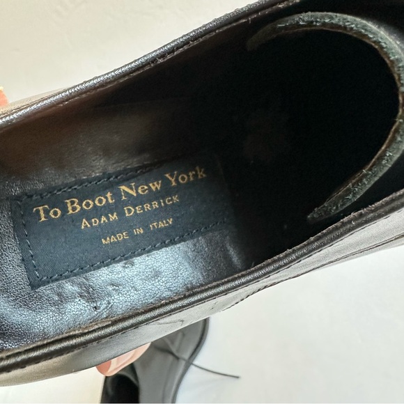 To Boot New York Men’s Black Apron Oxford 9 - Picture 14 of 15